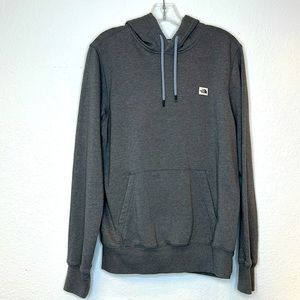 North Face Heathered Brown Gray Hoodie Sweatshirt Mens Small